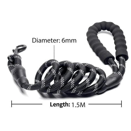 Heavy-Duty Reflective Dog Leash