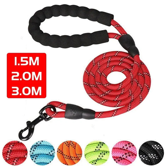 Double Heavy-Duty Reflective Dog Leash