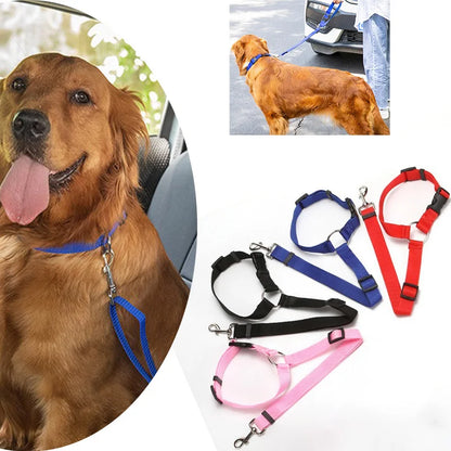 Adjustable Pet Seat Belt Leash for Car Travel