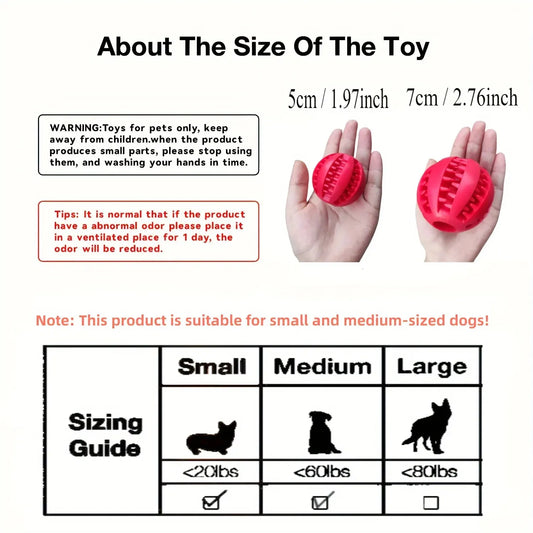 Treat-Dispensing Chew Ball for Dogs