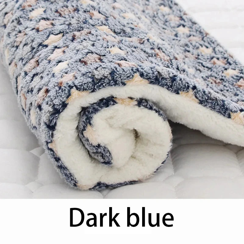 Soft Flannel Pet Sleeping Mat & Bed