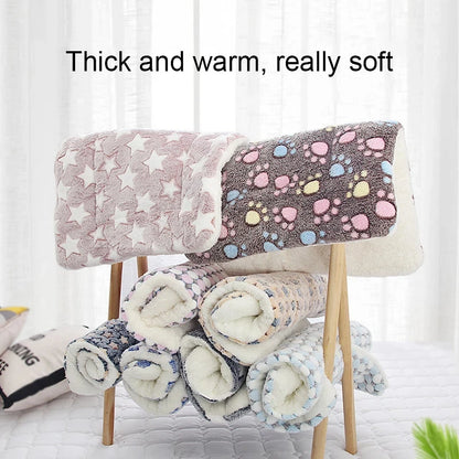 Soft Flannel Pet Sleeping Mat & Bed