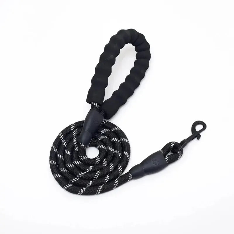 Reflective No-Strangle Nylon Dog Leash