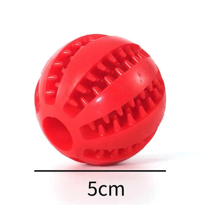 Interactive Rubber Treat Ball for Dogs