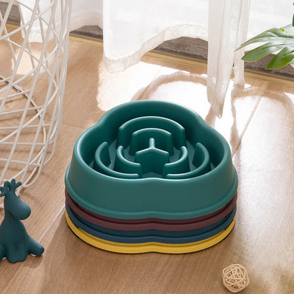 Anti-Choke Slow Feeder Dog Bowl