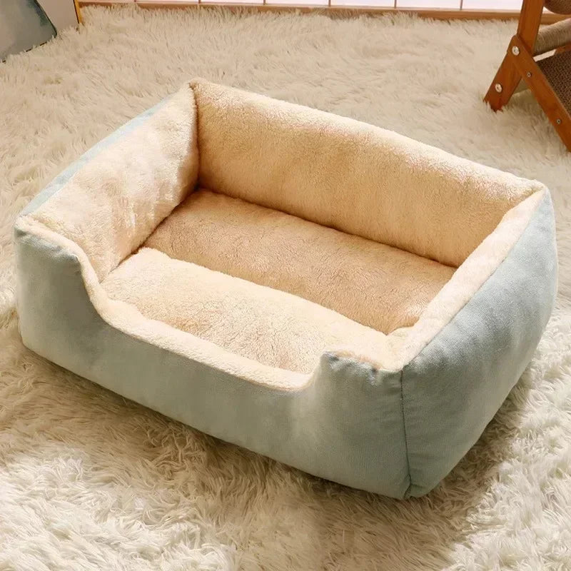 Cozy Plush Pet Bed for Cats & Small Dogs