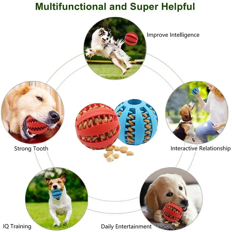 Treat-Dispensing Chew Ball for Dogs