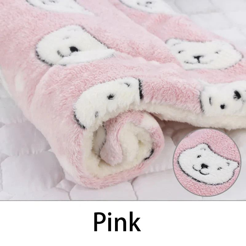 Soft Flannel Pet Sleeping Mat & Bed