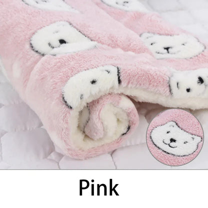 Soft Flannel Pet Sleeping Mat & Bed