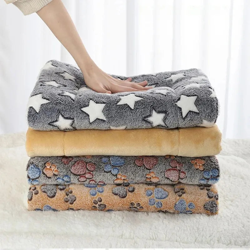 Soft Flannel Pet Sleeping Mat & Bed