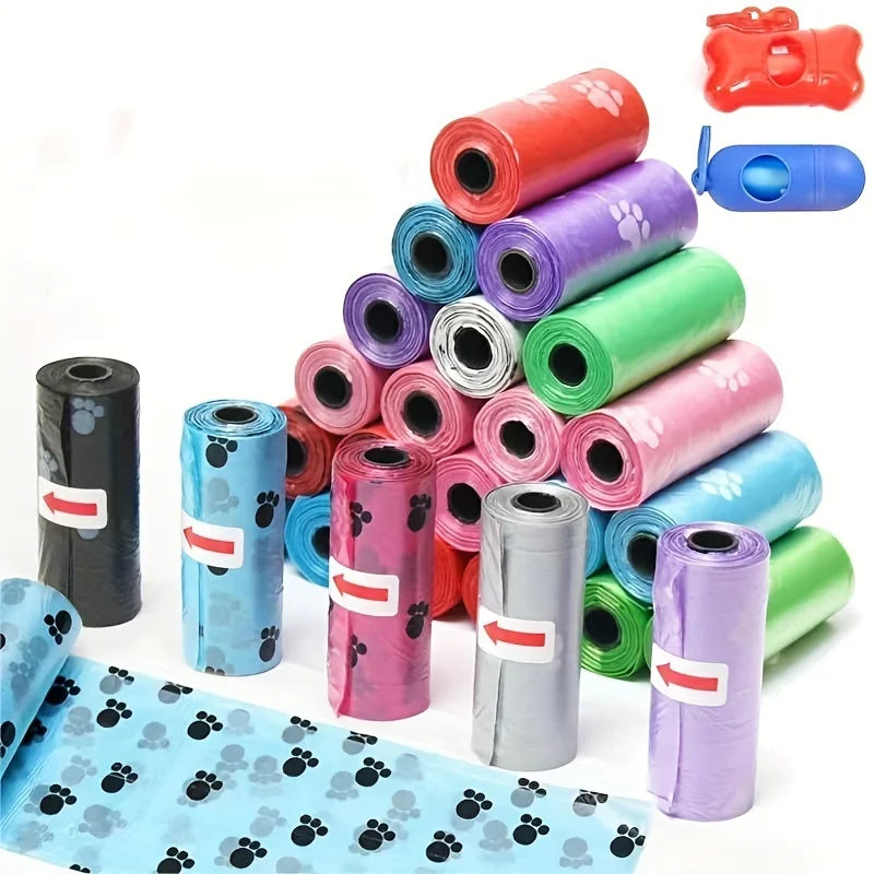 Cartoon Paw Poop Bags